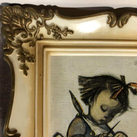 2 Vintage Framed Hummel pictures mid century - Picture 5 of 14